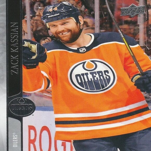 Zack Kassian (Oilers) 2020/2021 Upper Deck Series 1 Hockey Card - Card Number 70 - Picture 1 of 2